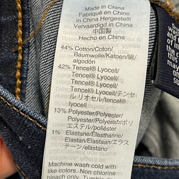 Madewell High Rise Skinny Dark Washed Jeans Size 28 - Picture 7 of 13